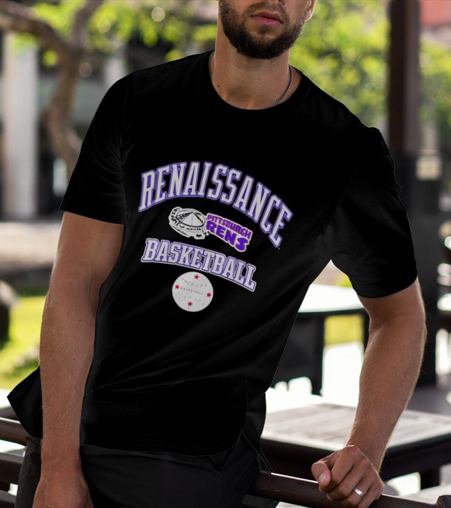 Renaissance Basketball Pittsburgh Rens American Basketball League T-Shirt