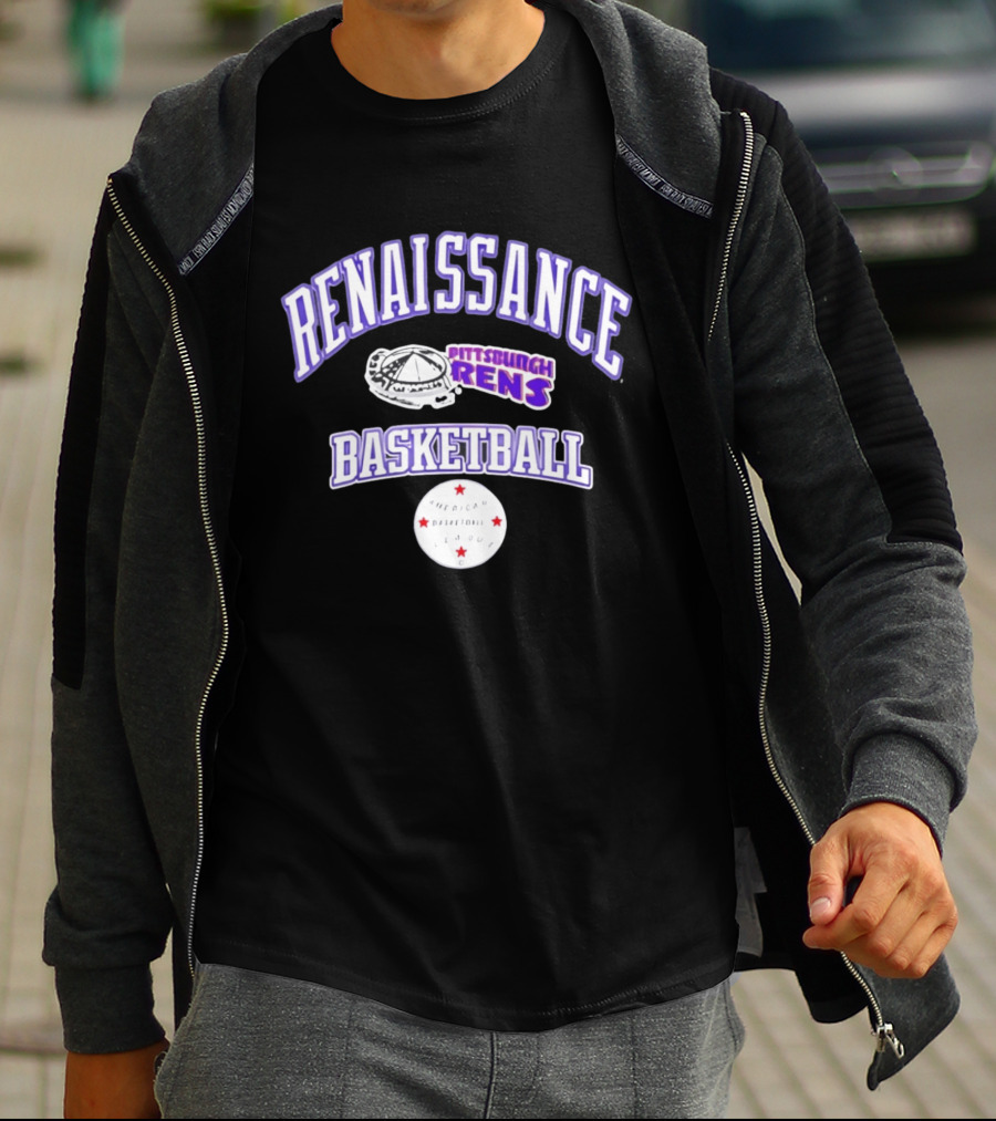 Renaissance Basketball Pittsburgh Rens American Basketball League T-Shirt