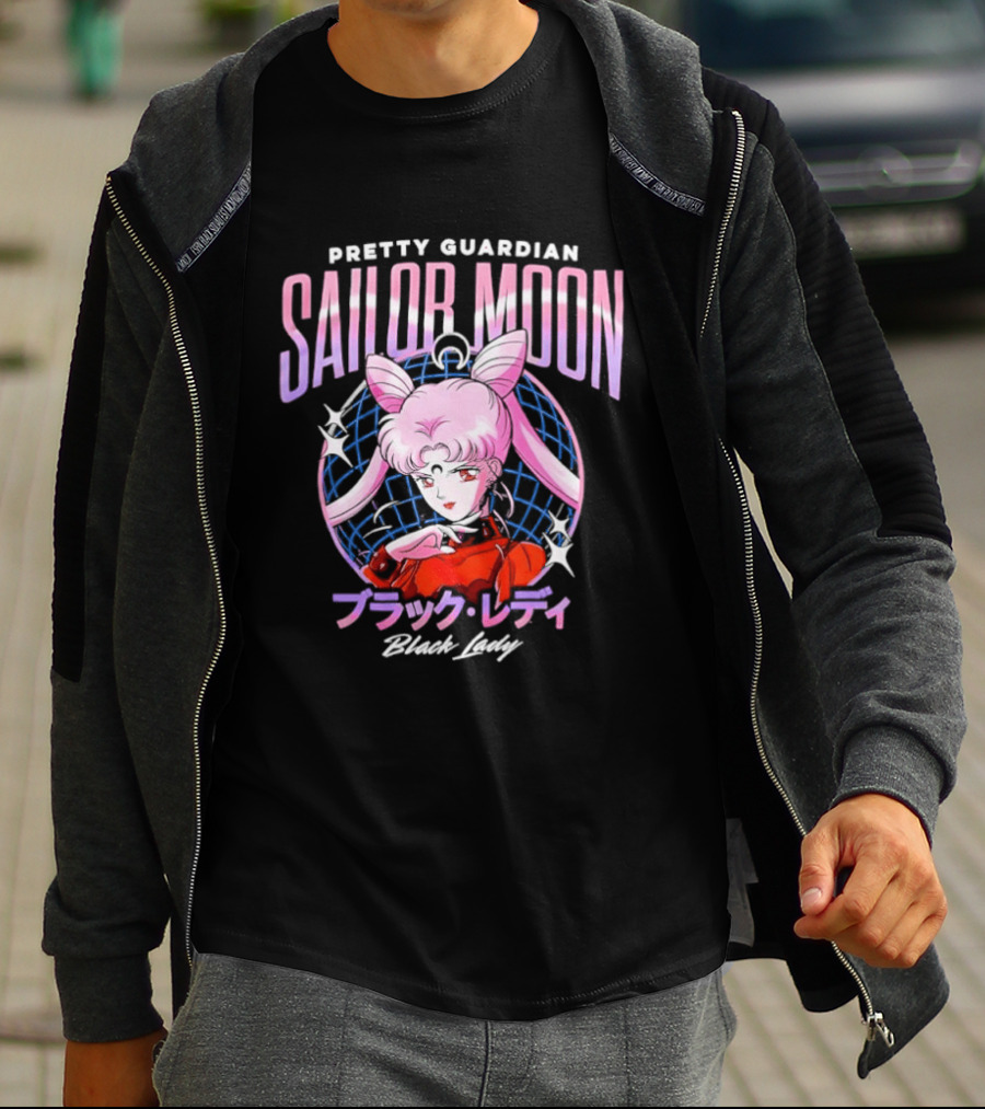 Pretty Guardian Sailor Moon Black Lady · T-Shirt