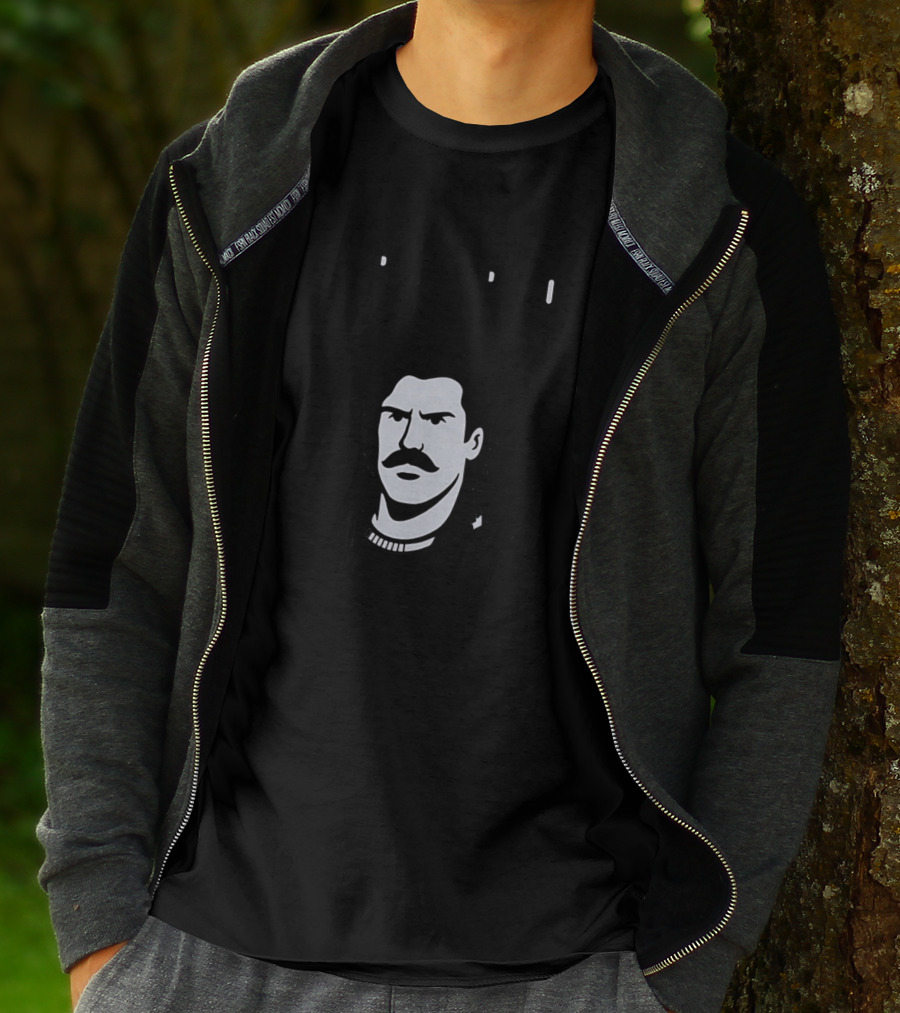THEY RE CHIMPIN OUT Retro Mustache T-Shirt