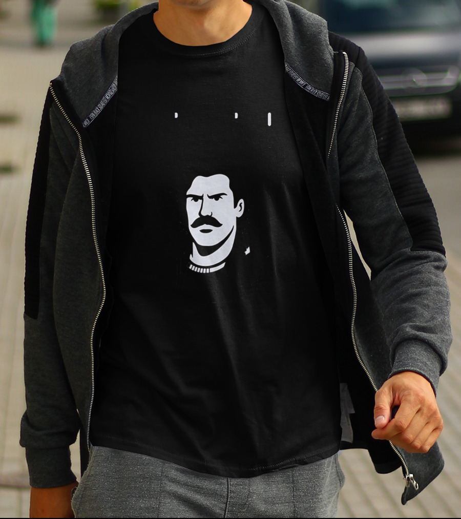 THEY RE CHIMPIN OUT Retro Mustache T-Shirt