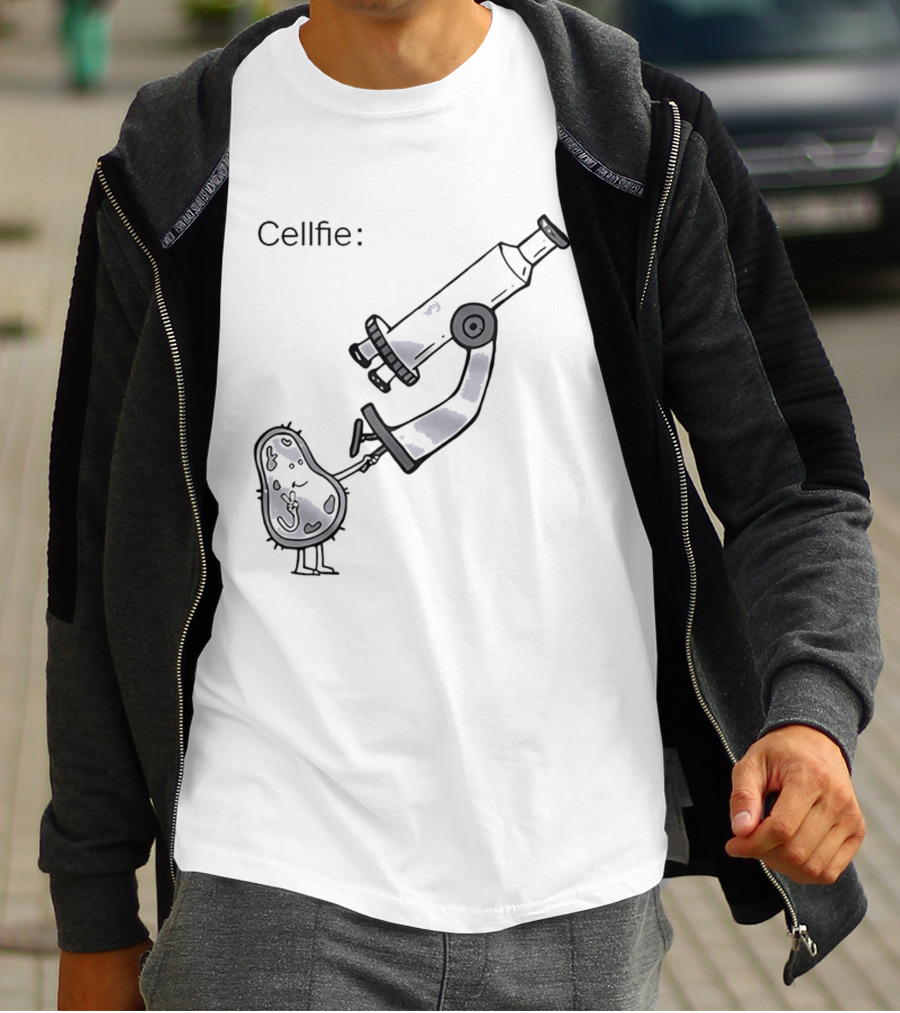 Cellfie Science Biology Microscopic Humor T-Shirt