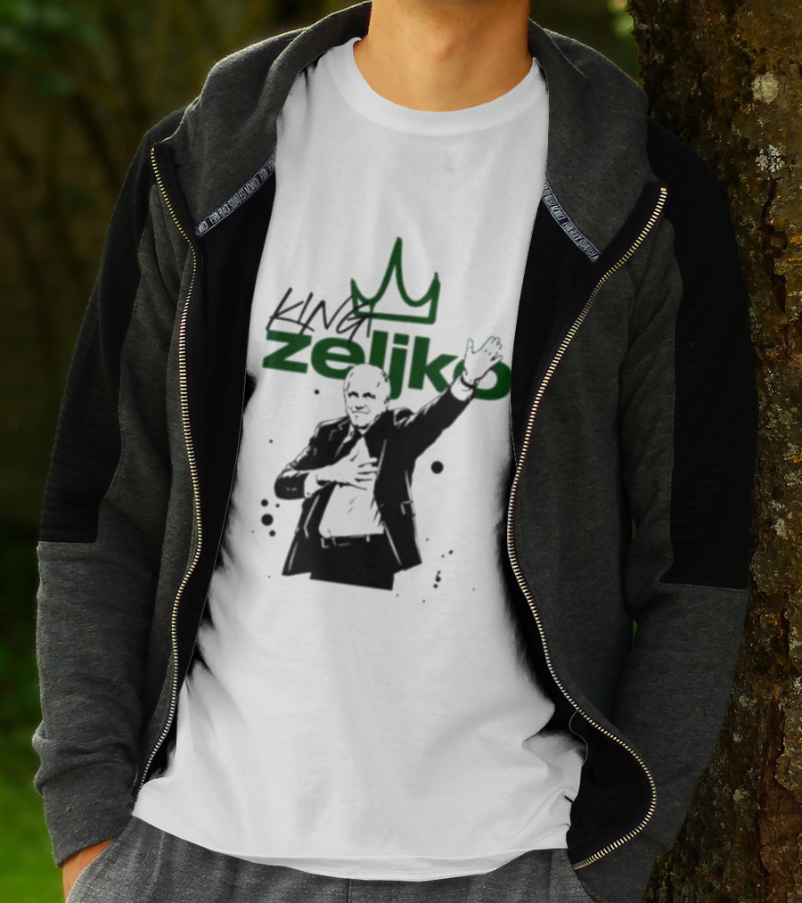 King Zeliko Regal Gesture With Crown T-Shirt