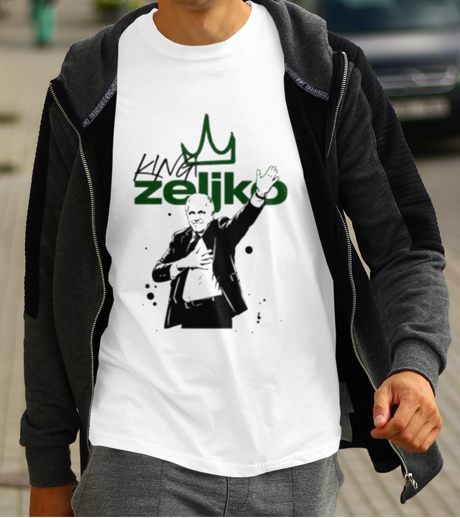 King Zeliko Regal Gesture With Crown T-Shirt