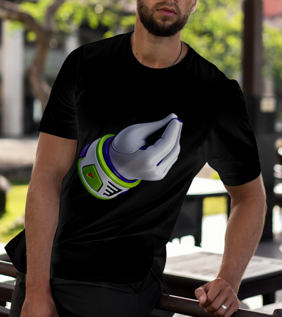 Buzz Lightyear Toy Story Ma Che Vuoi Hand Gesture T-Shirt