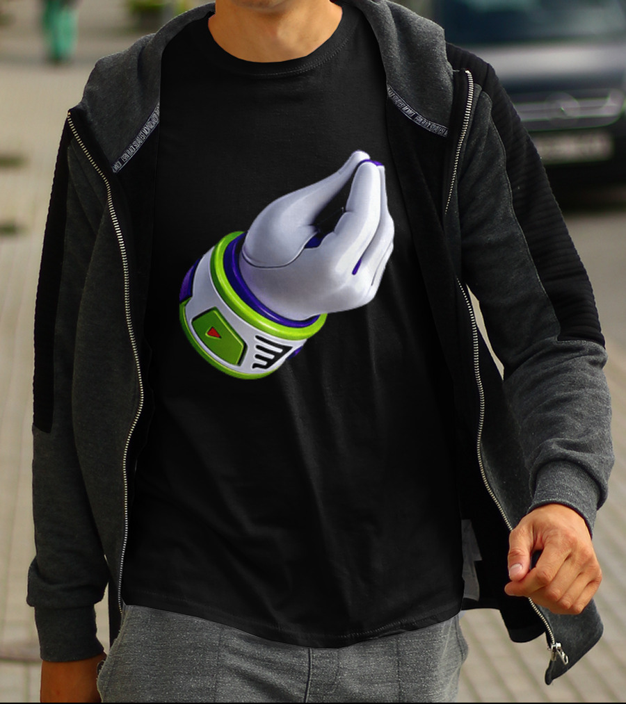 Buzz Lightyear Toy Story Ma Che Vuoi Hand Gesture T-Shirt