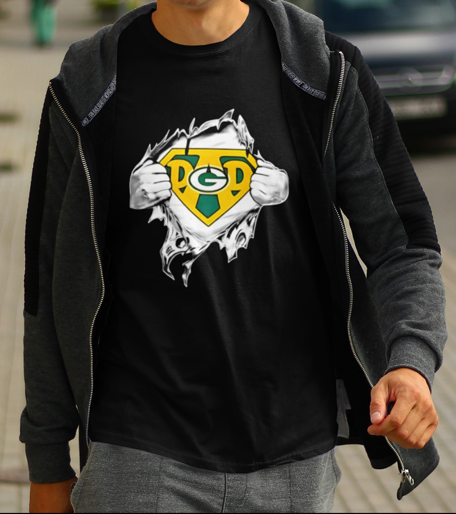 Green Bay Packers Super Dad PGD Father's Day T-Shirt