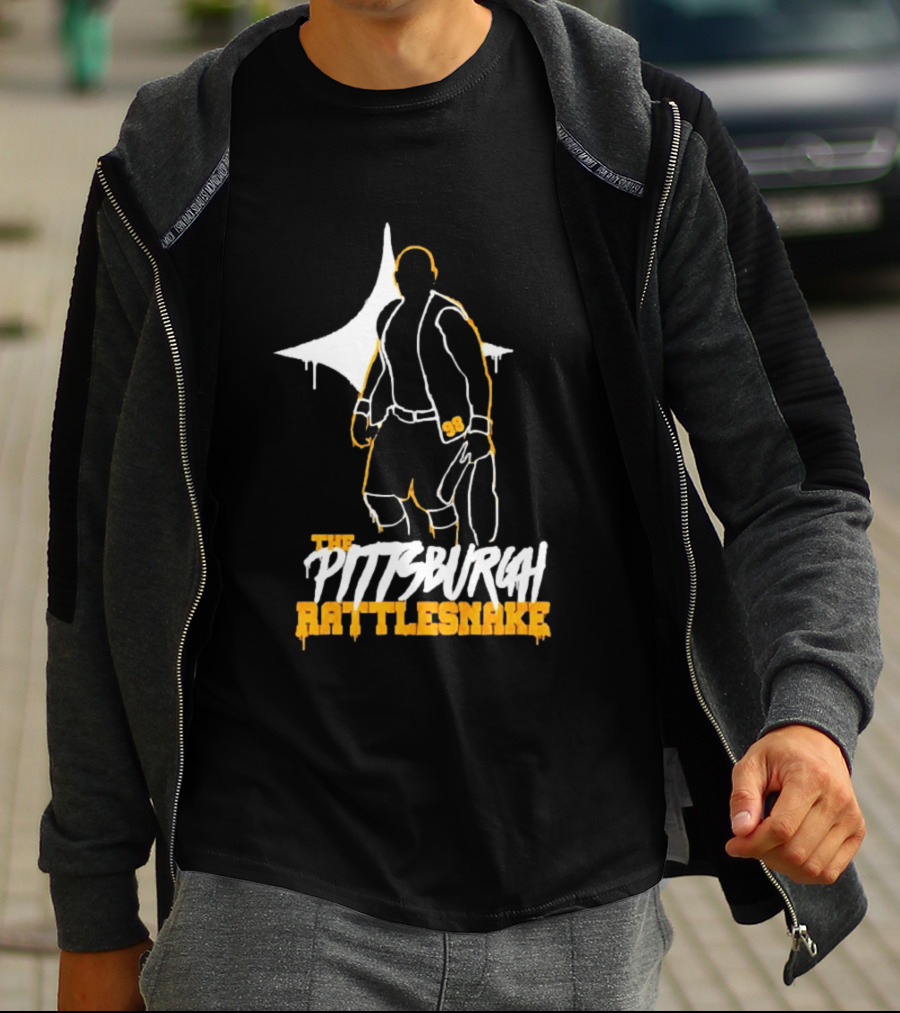 Steve Austin Pittsburgh Steelers The Pittsburgh Rattlesnake 98 T-Shirt