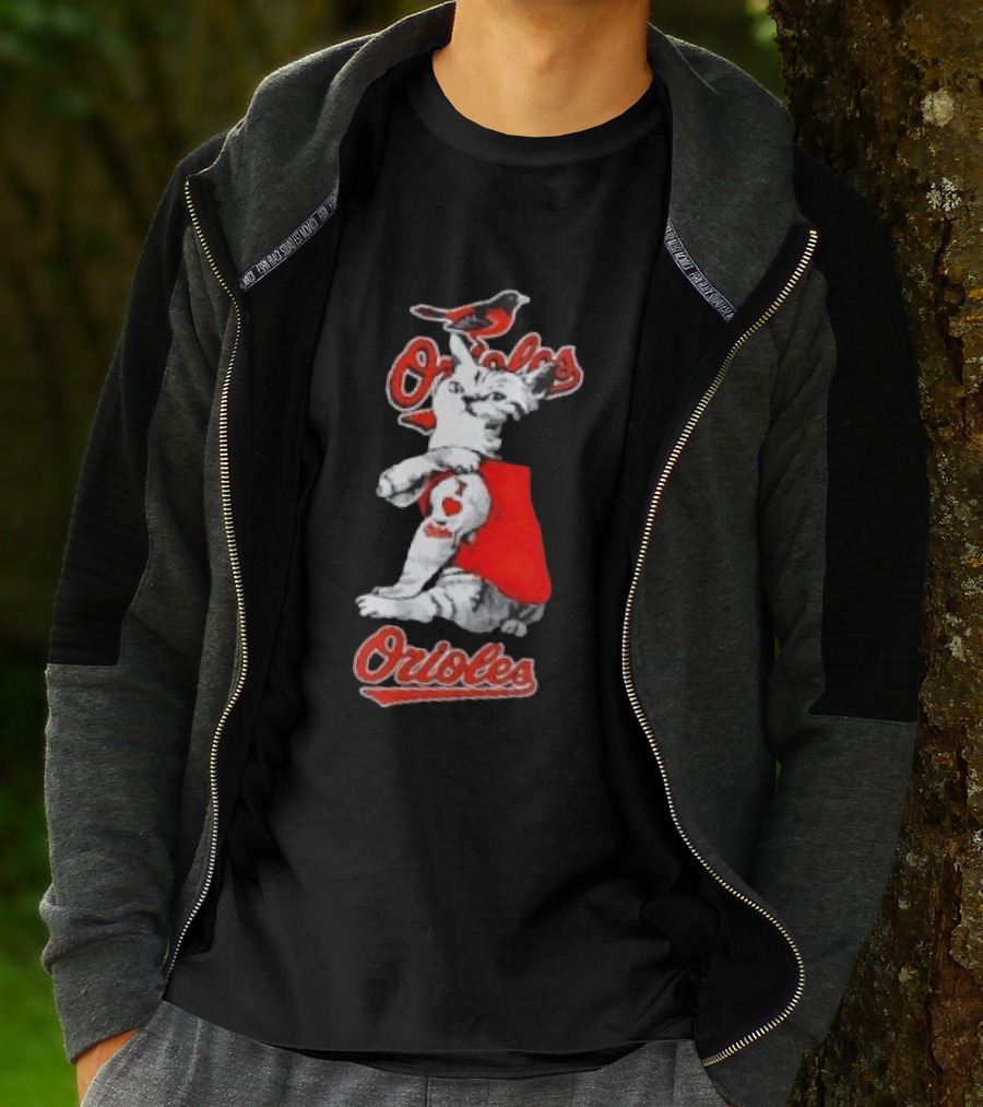 Orioles Cat Baltimore Baseball Orioles T-Shirt