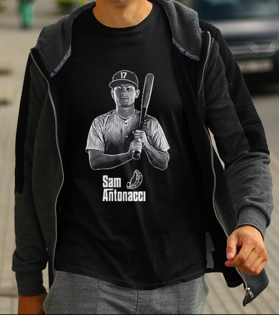 Sam Antonacci Baseball Team Sport MLB Two Runs T-Shirt