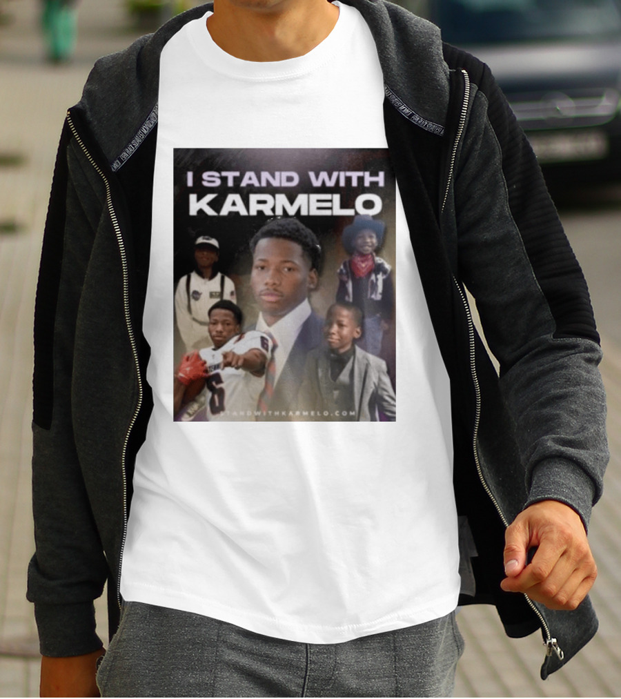 I Stand With Karmelo 2026 Team Support Faces T-Shirt