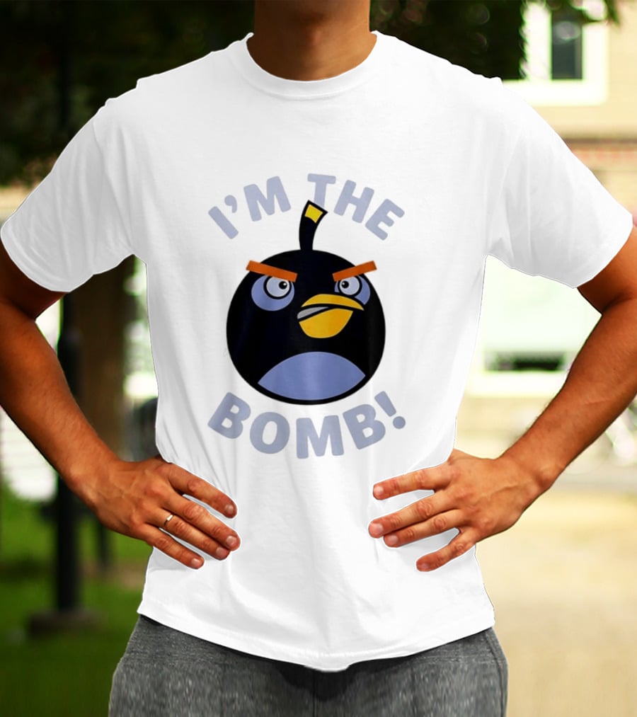 Angry Birds I'm The Bomb Character Face T-Shirt