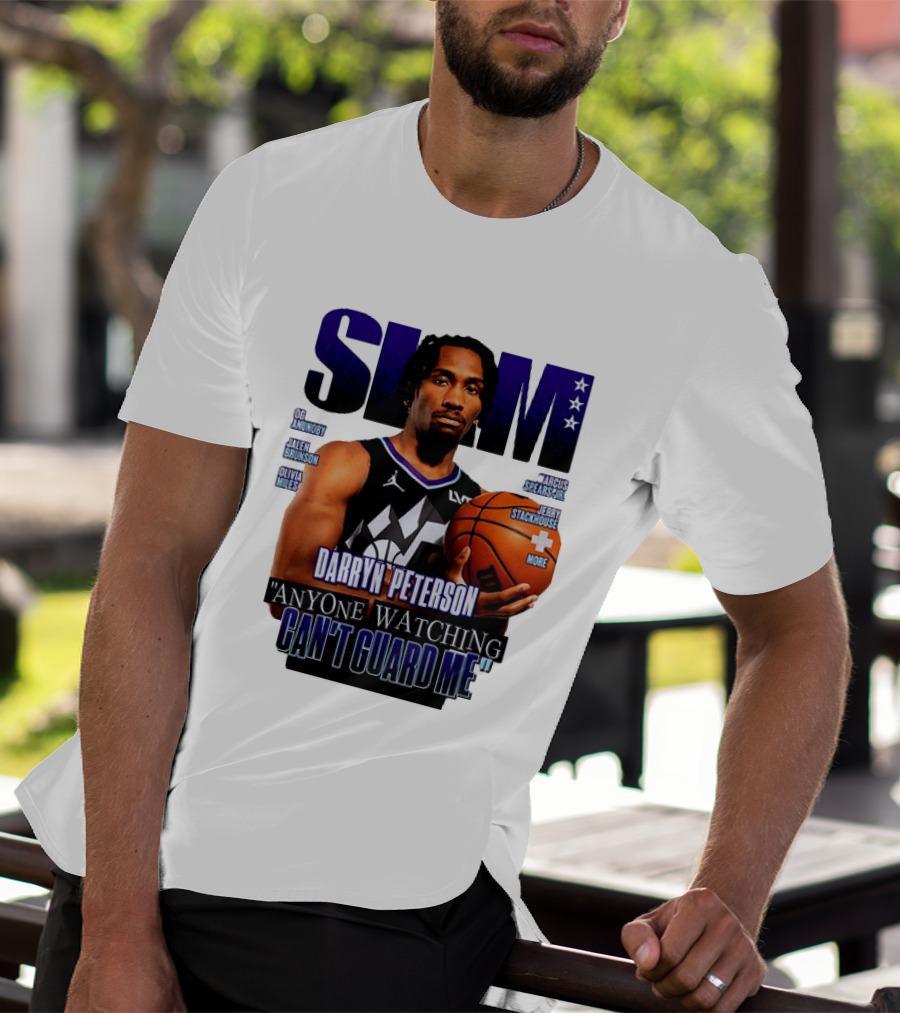 Darryn Peterson SLAM Utah Jazz Basketball Anyone Ing Can't Guard Me T-Shirt
