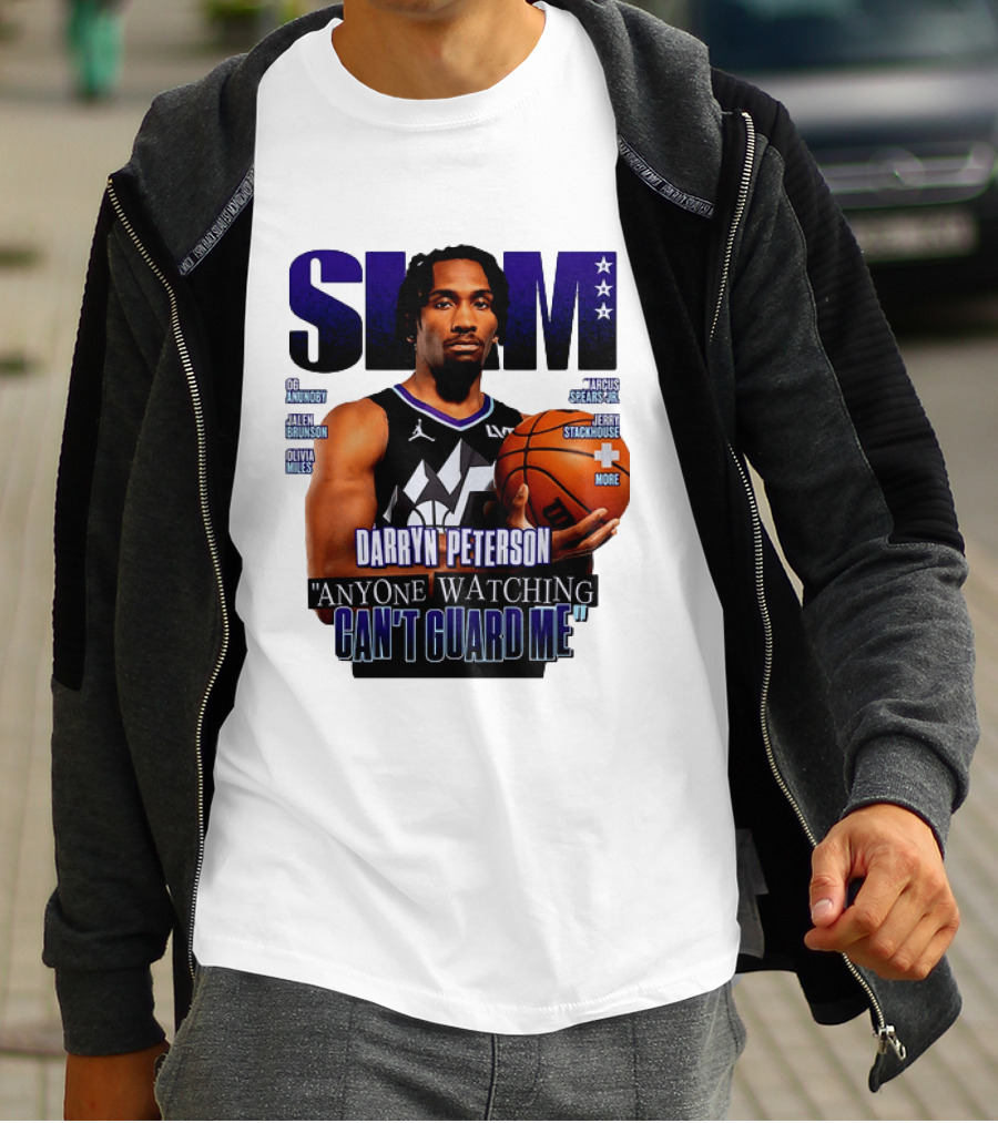 Darryn Peterson SLAM Utah Jazz Basketball Anyone Ing Can't Guard Me T-Shirt