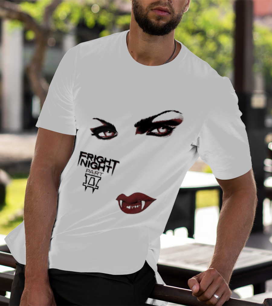 Fright Night Part 2 Vampire Eyes Fangs Horror Movie T-Shirt
