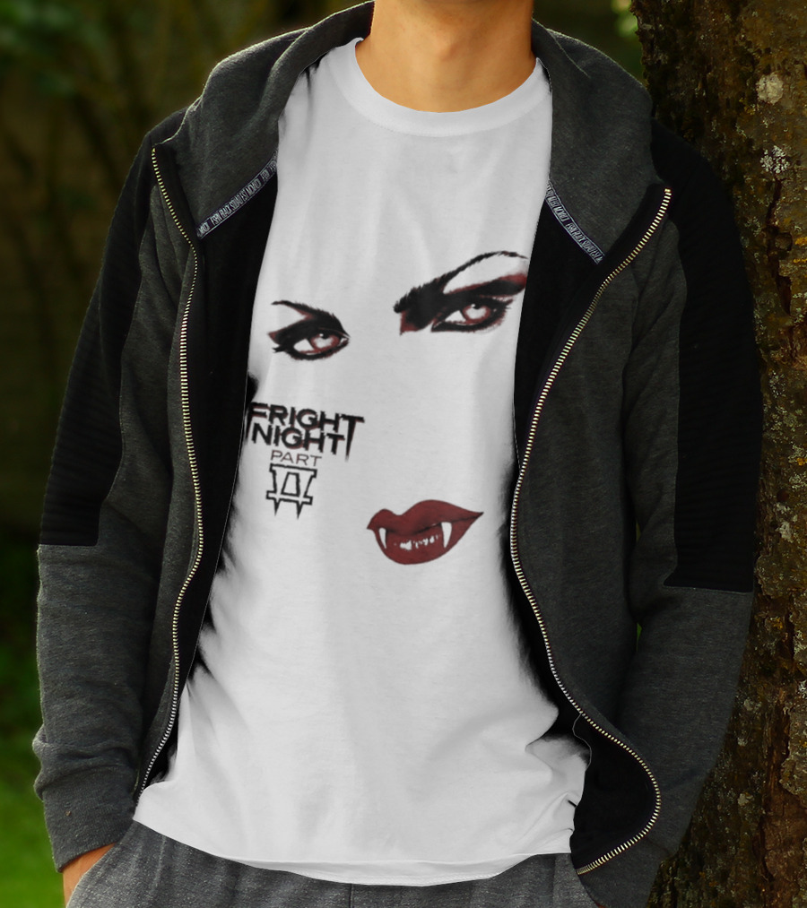 Fright Night Part 2 Vampire Eyes Fangs Horror Movie T-Shirt