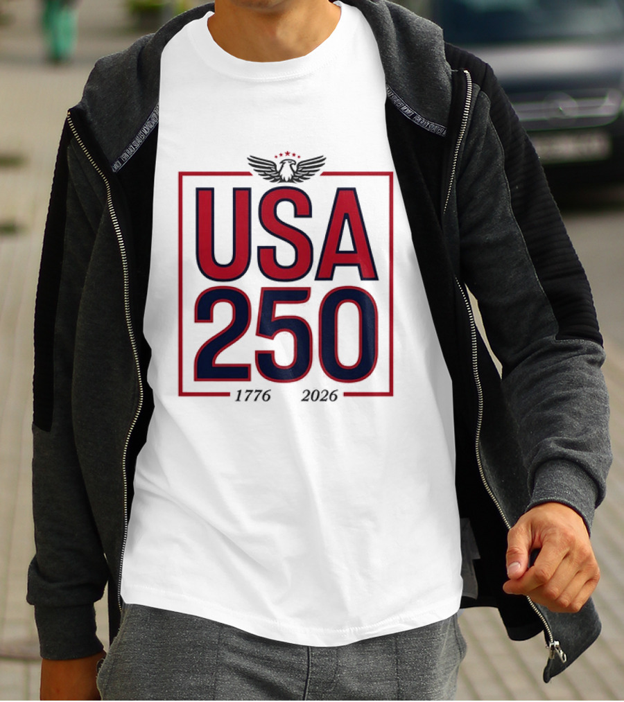 USA 250 Semiquincentennial Eagle 1776 2026 Anniversary T-Shirt
