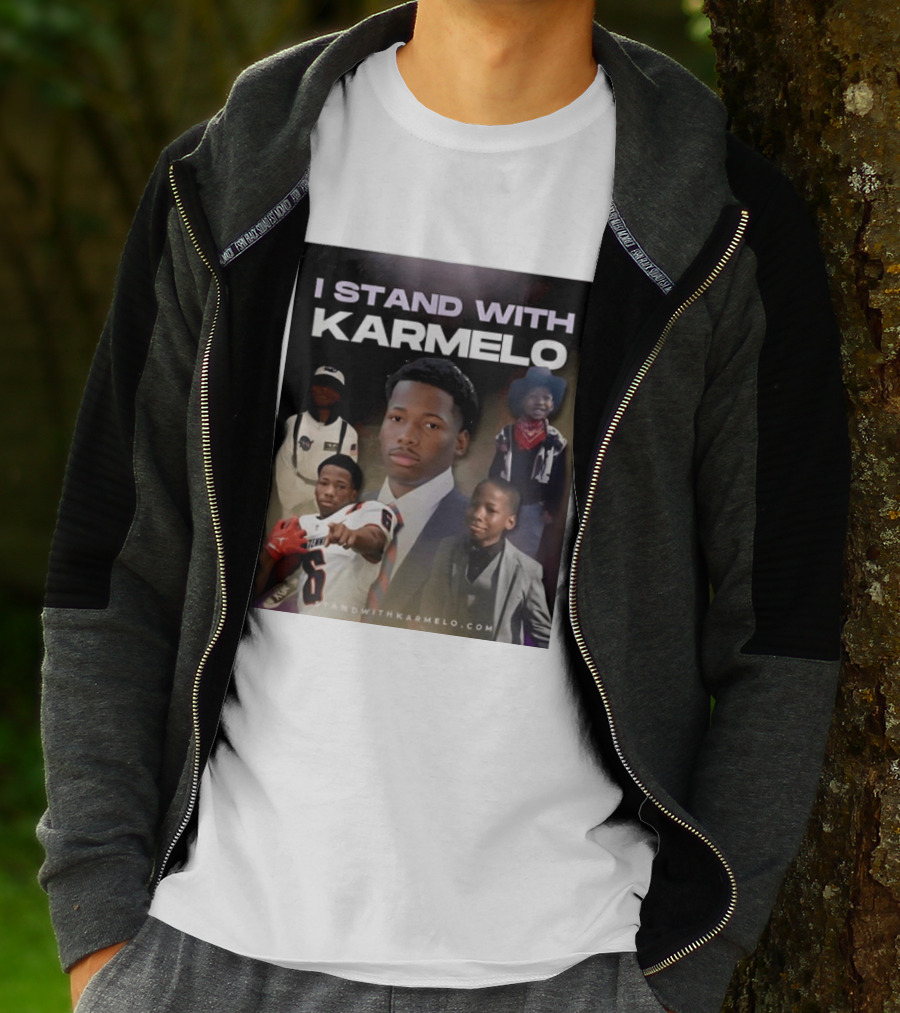 I Stand With Karmelo Football Player Memorial Standwithkarmelo T-Shirt