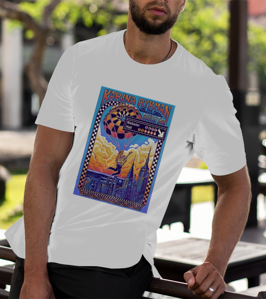 Karina Rykman Webster Hall New York 09 25 2026 Featuring Guerilla Toss Concert T-Shirt