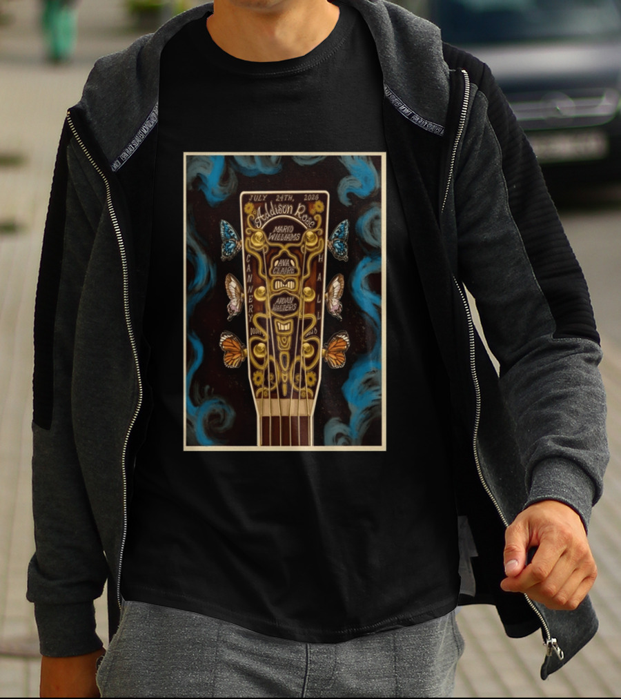 Addison Rose Cannery Hall Nashville July 24 2026 Event With Mario Williams Ava Charles Aiden Walters T-Shirt
