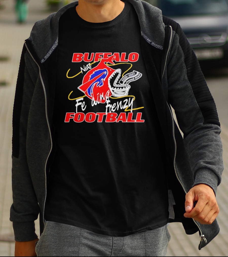 Buffalo Football Next Feeding Frenzy 2026 2027 Seasonal Attack T-Shirt