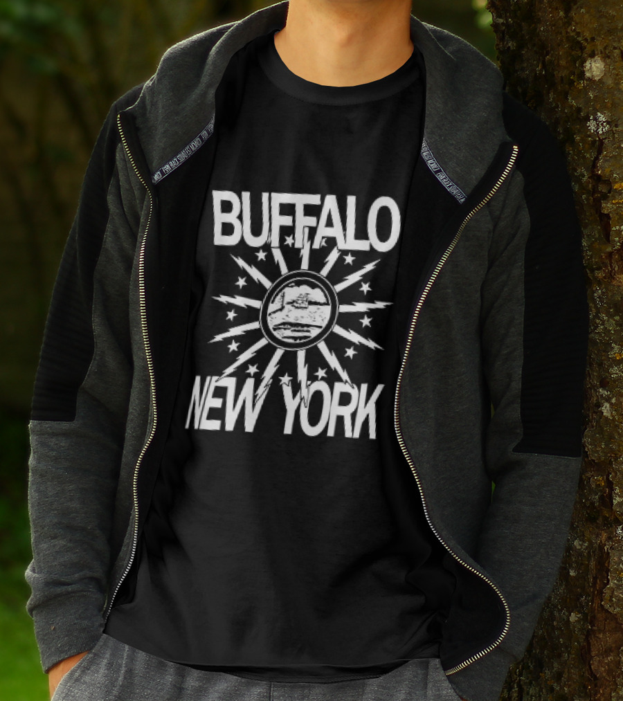 Buffalo New York Stars And Sunburst T-Shirt