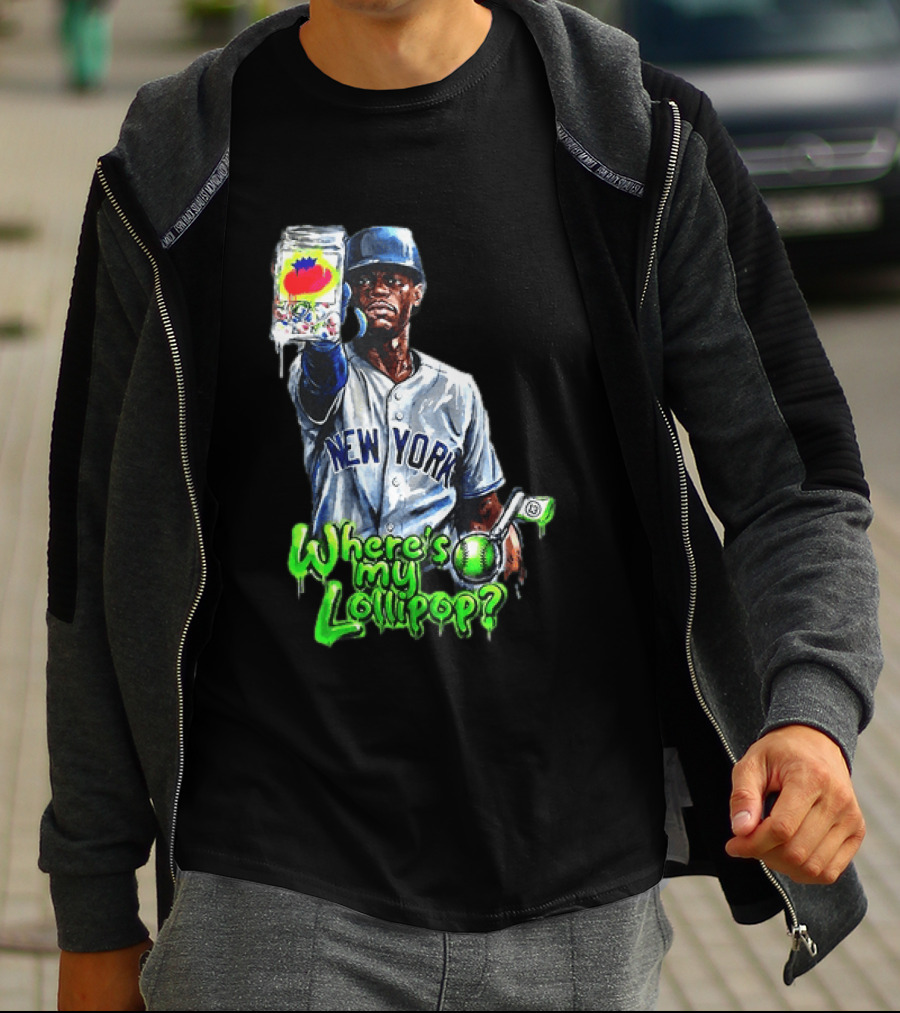 New York Mets Curtis Granderson Where's My Lollipop T-Shirt
