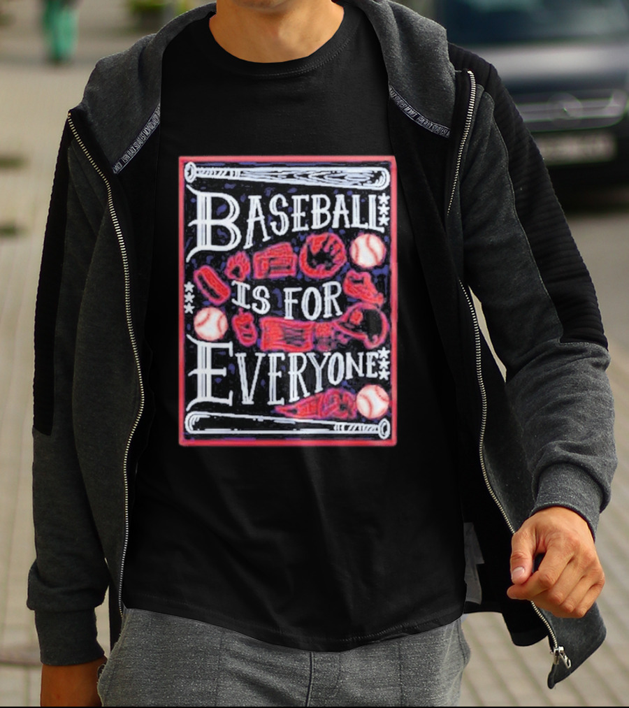 Detroit Tigers 2026 Baseball Is For Everyone Inclusivity And Diversity T-Shirt