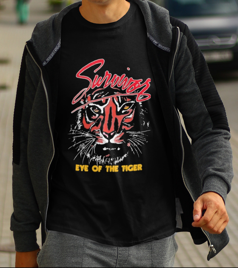 Survivor Eye Of The Tiger Tiger Face T-Shirt