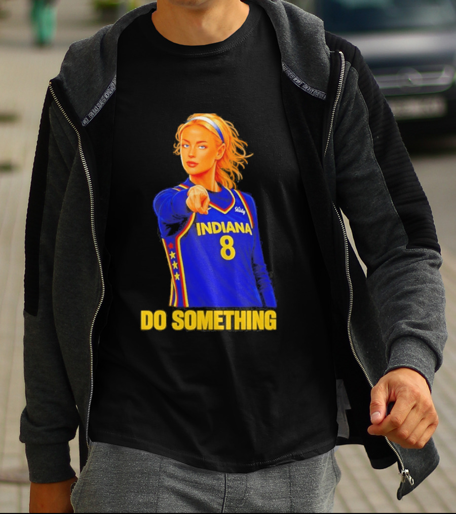 Sophie Cunningham Indiana Fever 8 Do Something T-Shirt