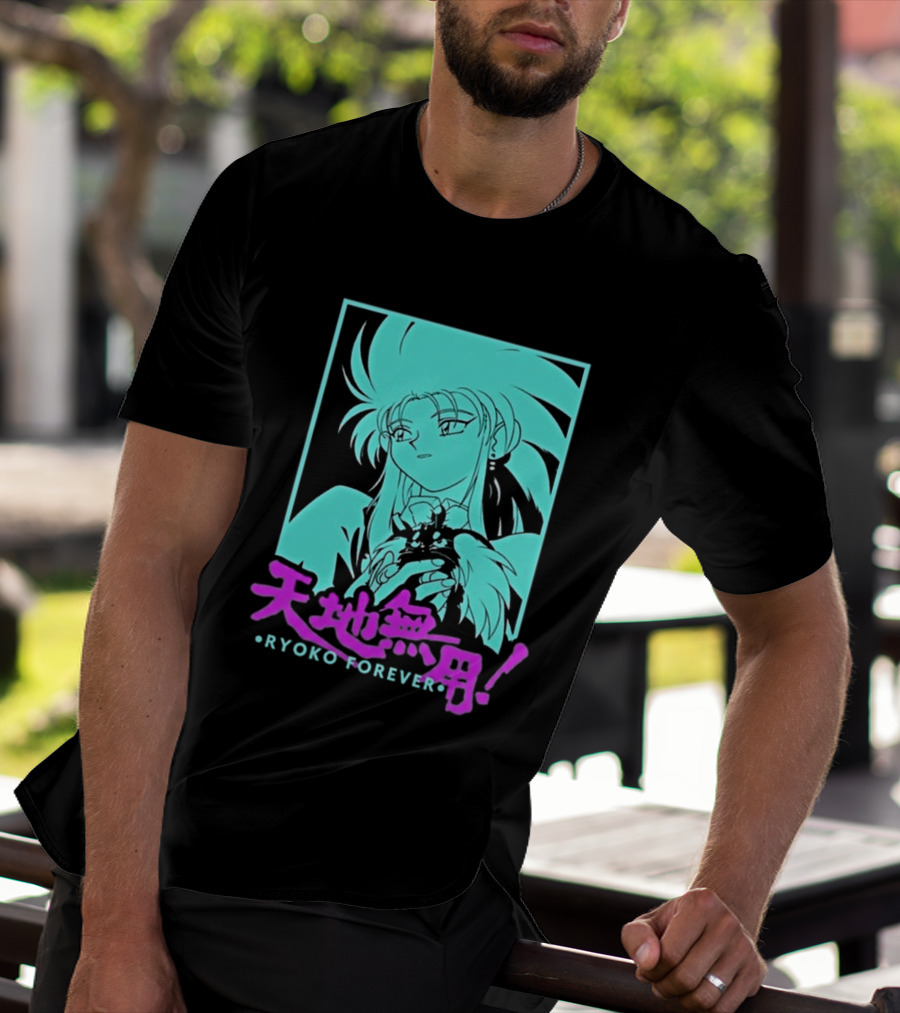 Tenchi Muyo Ryoko Forever Anime Character Illustration Gaming T-Shirt