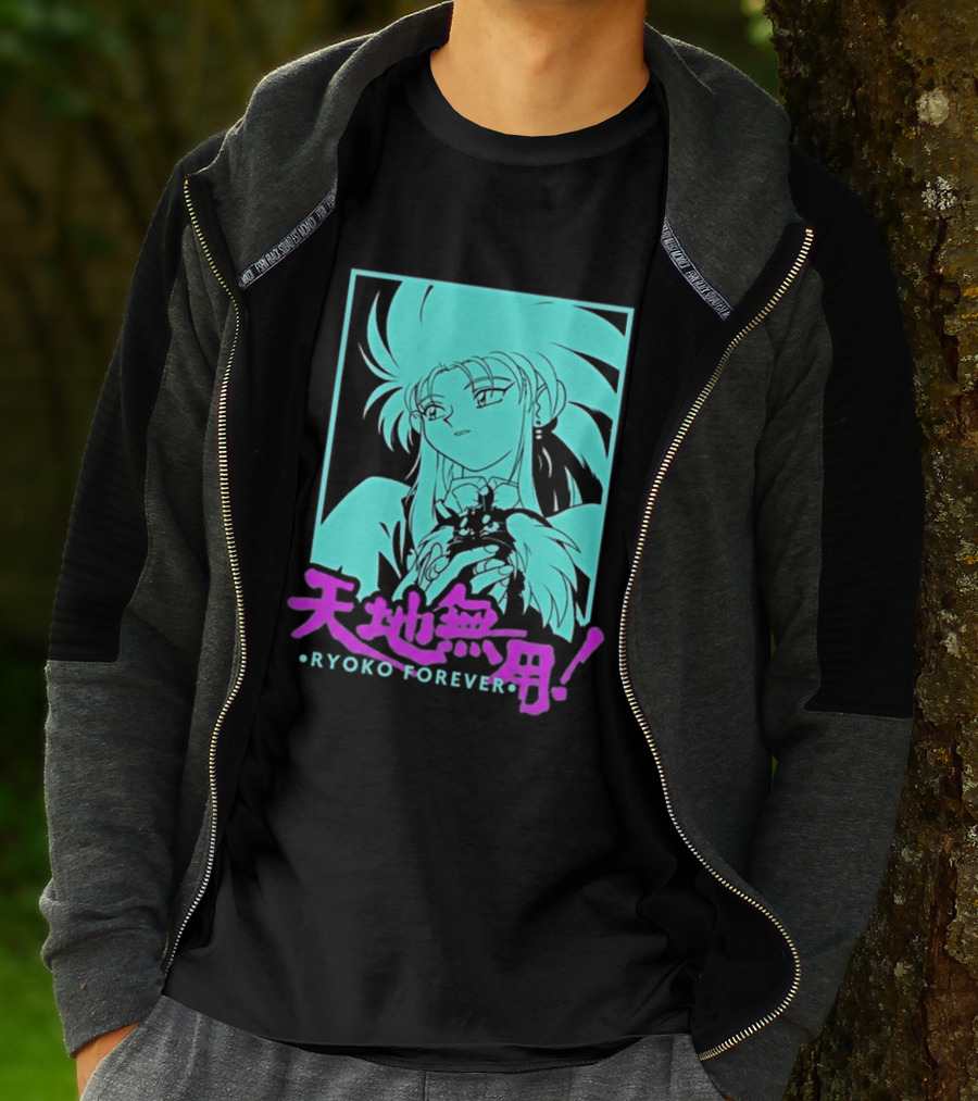 Tenchi Muyo Ryoko Forever Anime Character Illustration Gaming T-Shirt