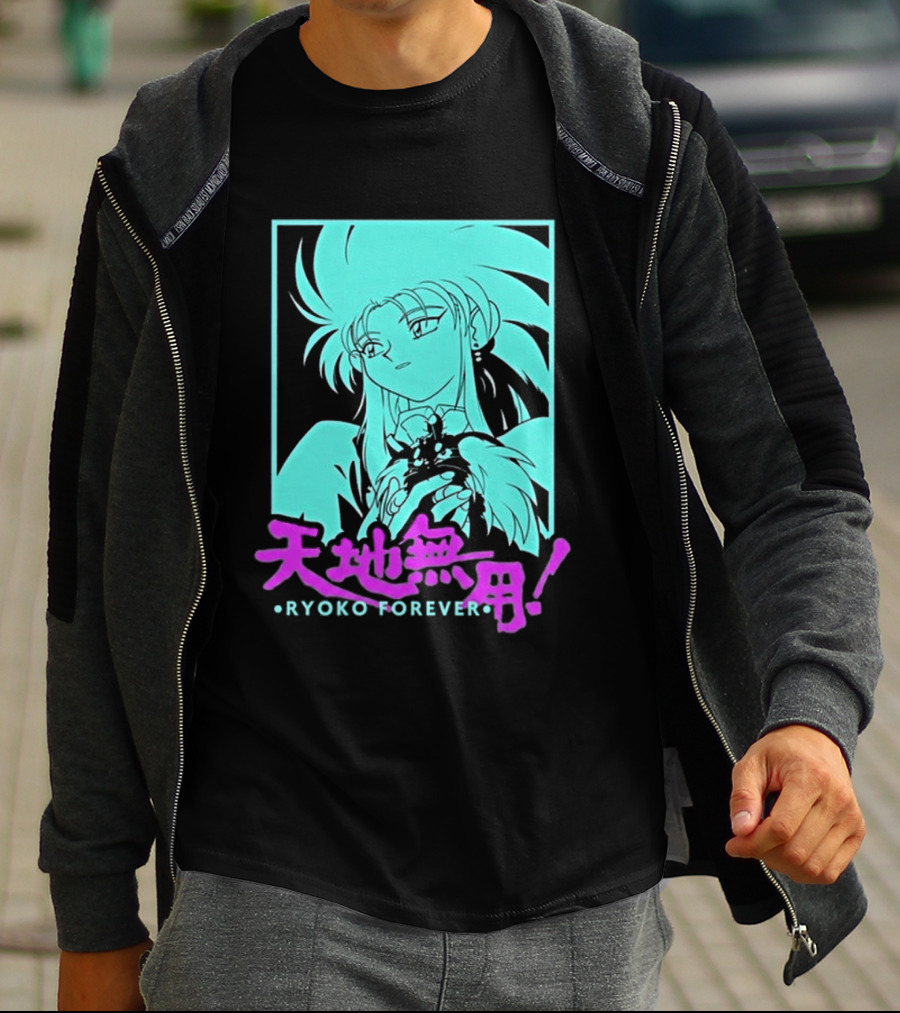 Tenchi Muyo Ryoko Forever Anime Character Illustration Gaming T-Shirt