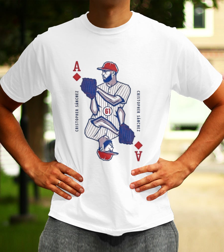 Cristopher Sánchez Ace Of Diamonds Baseball Player T-Shirt