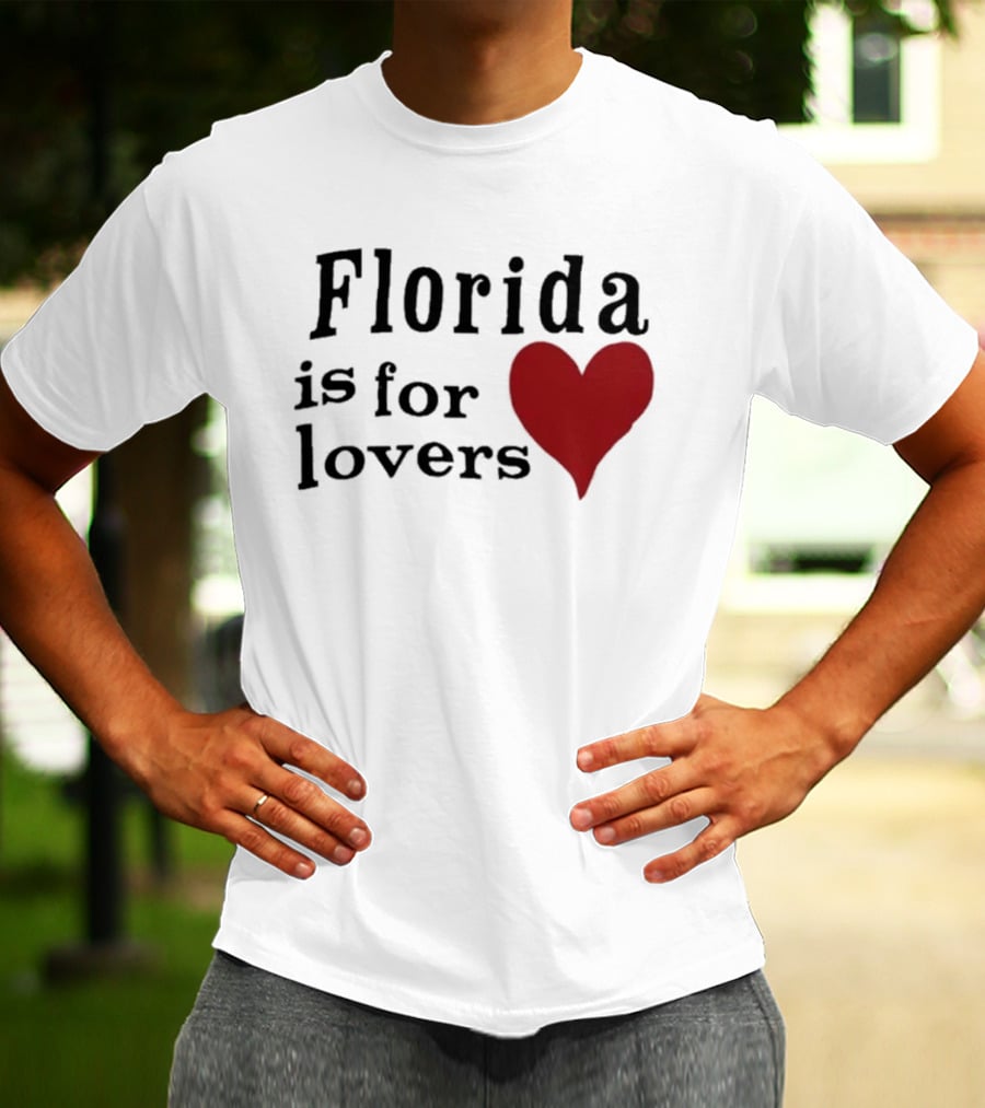 Florida Is For Lovers Heart T-Shirt