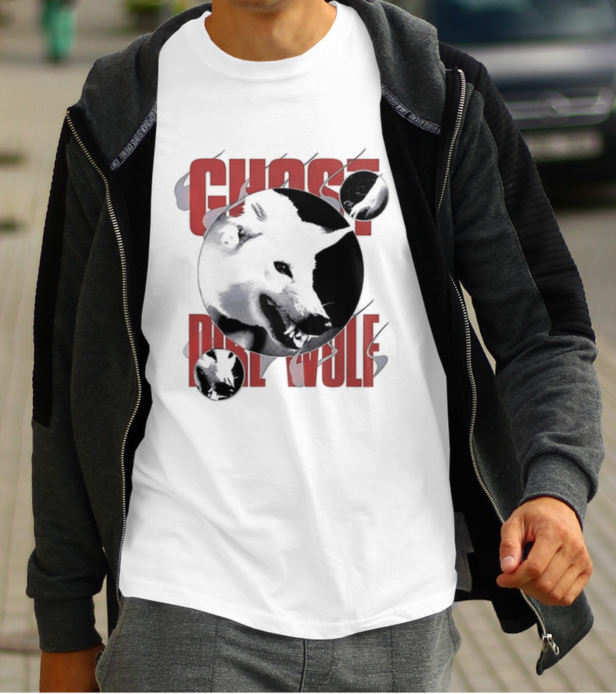 Ghost Dire Wolf Game Of Thrones Fan T-Shirt