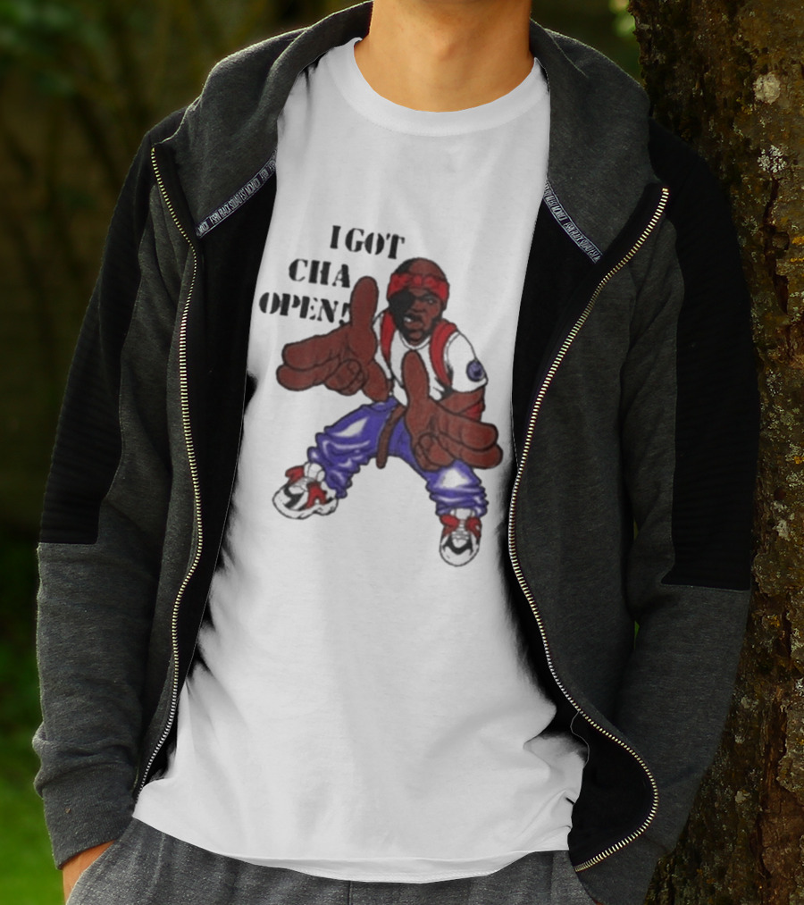 I Got Cha Opin Cartoon Character Graphic Hip Hop T-Shirt