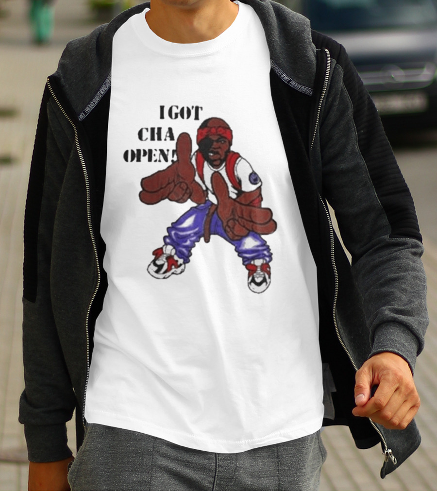 I Got Cha Opin Cartoon Character Graphic Hip Hop T-Shirt