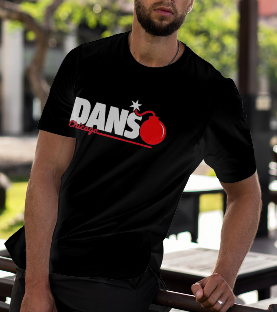 Dans Chicago Bomb Star Red Bomb T-Shirt