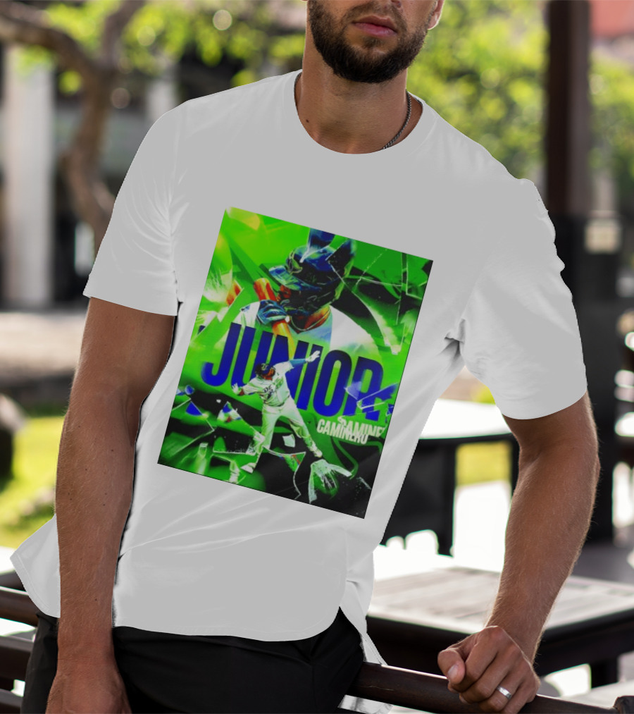 Junior Caminero Tampa Bay Rays La Maxima Baseball Legend T-Shirt