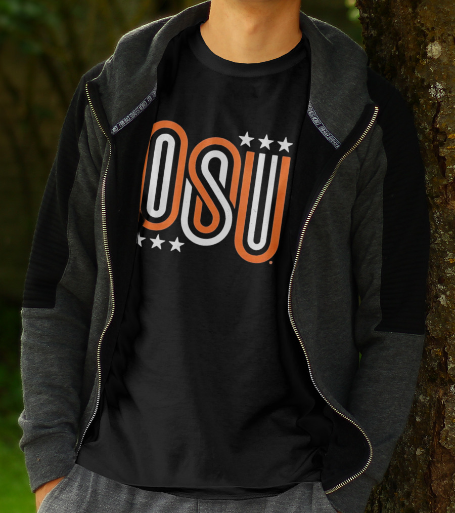 OSU Stars Orange White T-Shirt