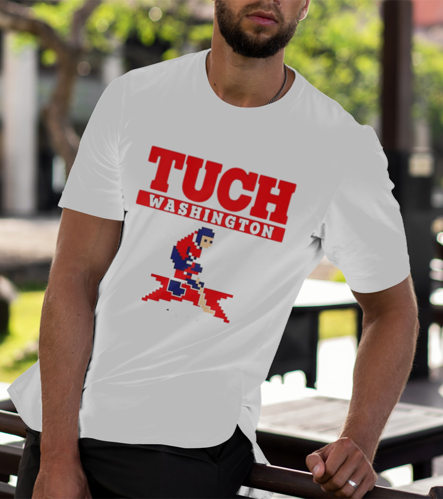 Tuch Washington 89 RW Retro Hockey Pixel T-Shirt