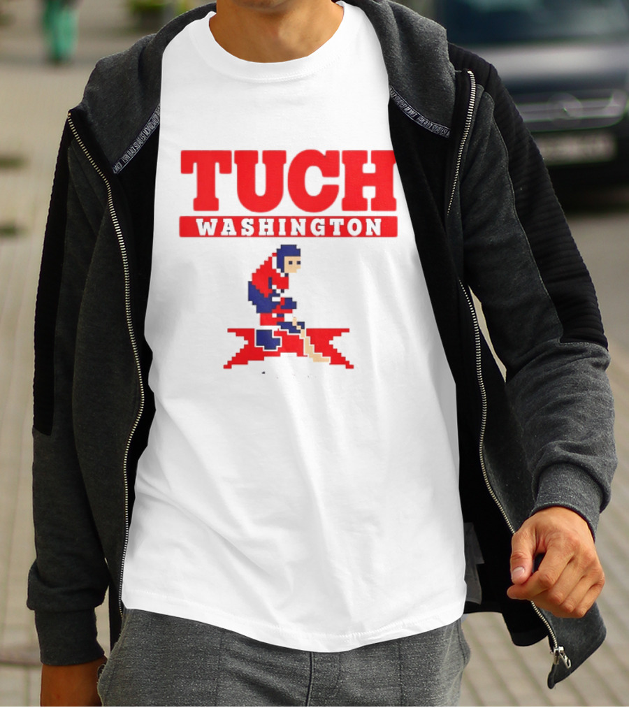 Tuch Washington 89 RW Retro Hockey Pixel T-Shirt