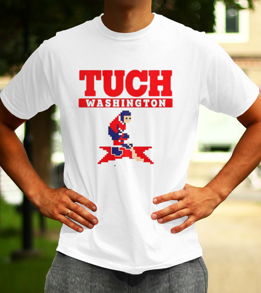 Tuch Washington 89 RW Retro Hockey Pixel T-Shirt
