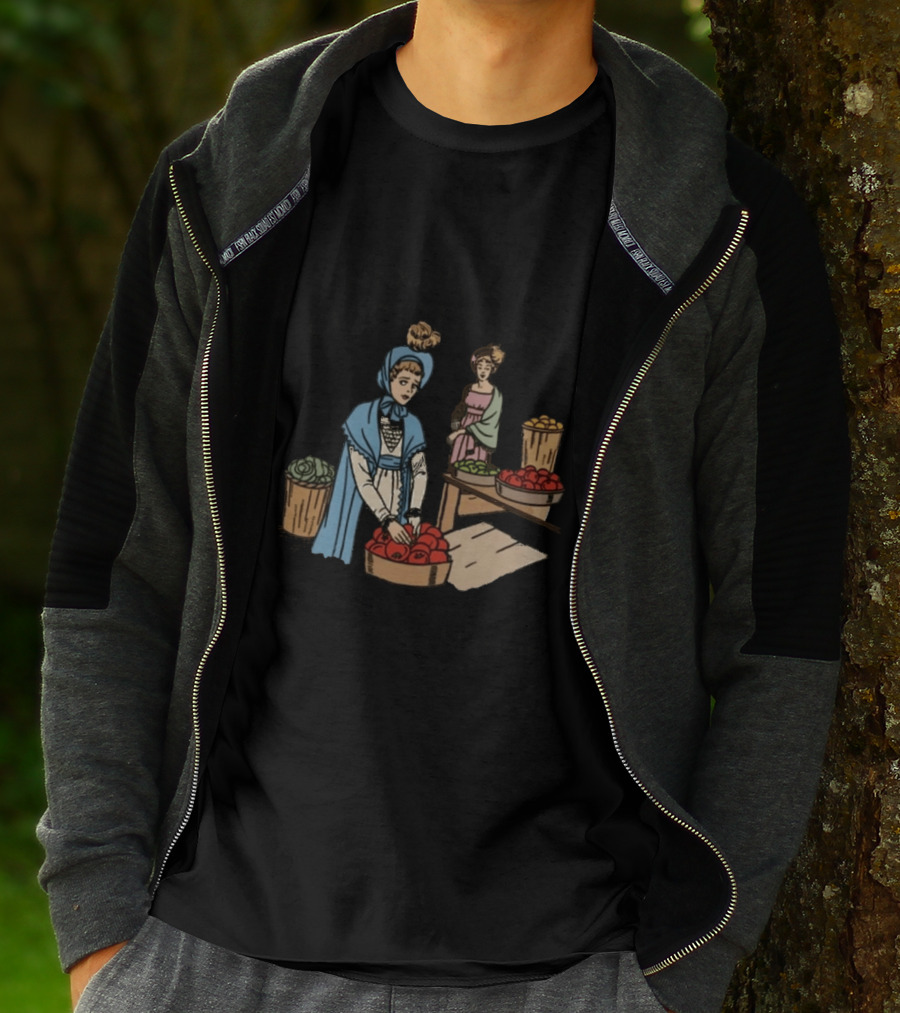 Anxiety Is So Embarrassing Oh No I'm Terrified At The Farmer's Market T-Shirt