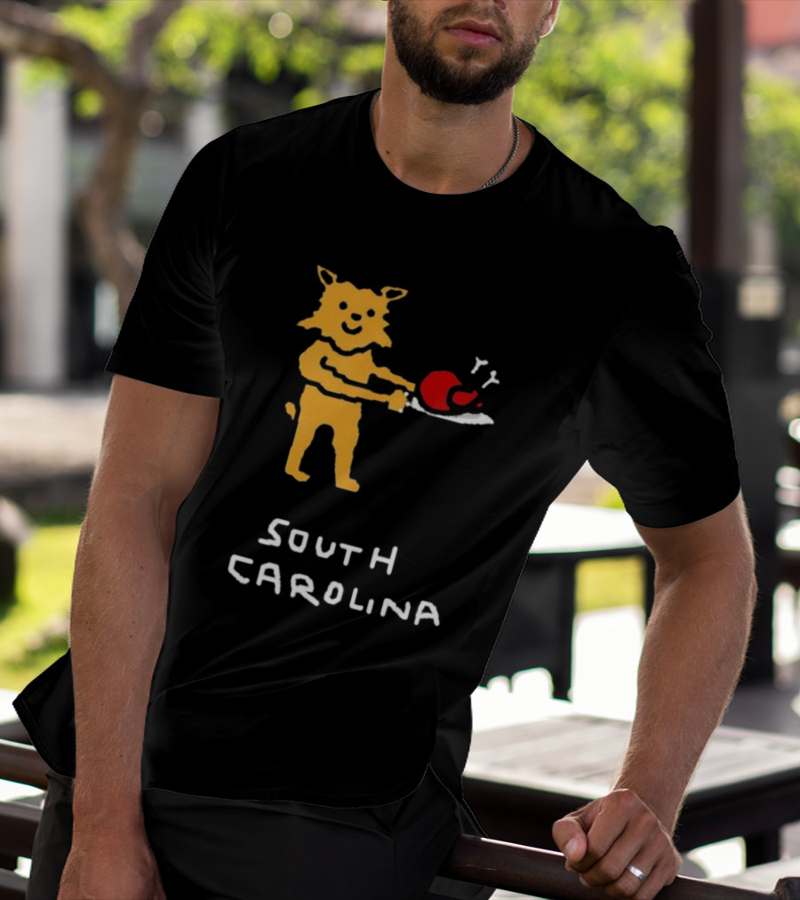 South Carolina Gamecocks 2026 27 SEC Football Schedule Cartoon T-Shirt