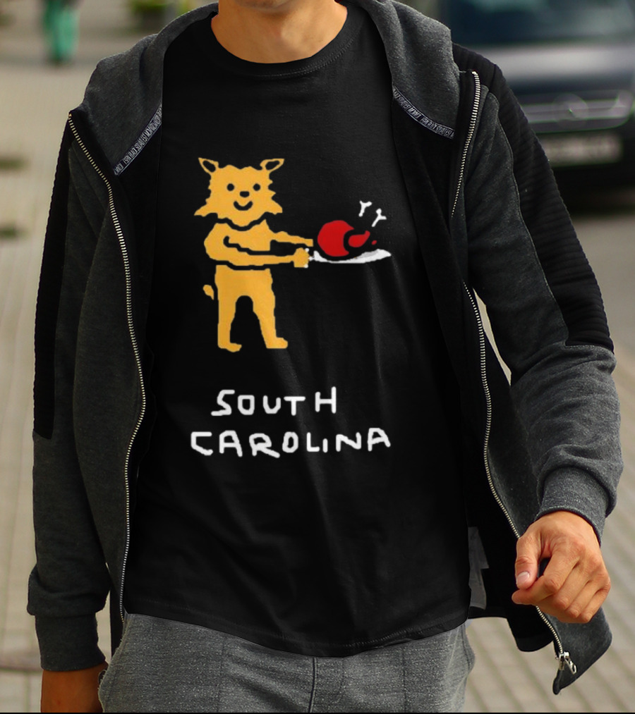 South Carolina Gamecocks 2026 27 SEC Football Schedule Cartoon T-Shirt