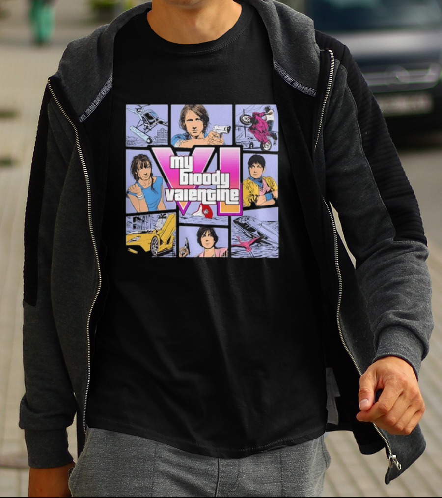 My Bloody Valentine VI Grand Theft Auto T-Shirt