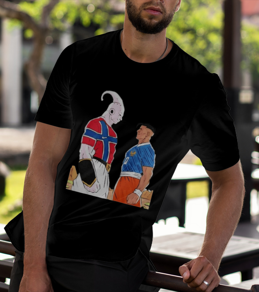 Norway Haaland Versus Mbappe France Dragon Ball Z T-Shirt