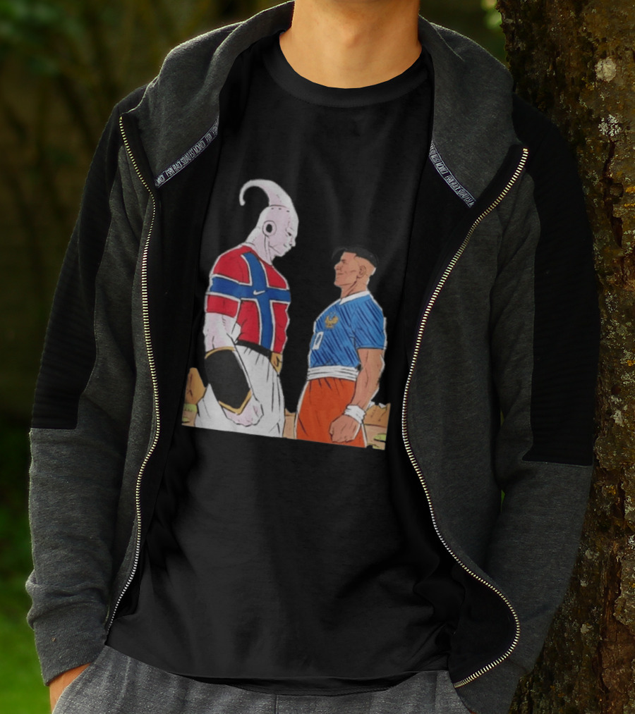 Norway Haaland Versus Mbappe France Dragon Ball Z T-Shirt